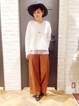 sumireさん(レディース・157cm)の秋コーディネート