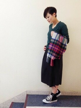 sumireさん（レディース・157cm）の冬コーディネート