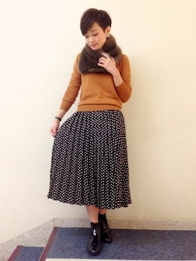 sumireさん（レディース・157cm）の冬コーディネート