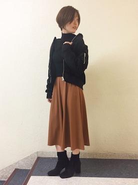 「スカーチョ」｜sumireさん（レディース・157cm）の秋コーディネート