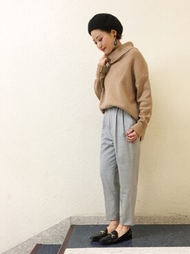 「オフタートル」｜sumireさん（レディース・157cm）の冬コーディネート