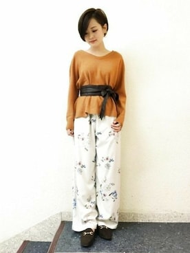 sumireさん（レディース・157cm）の冬コーディネート