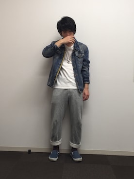 「Roen×semantic design（ロエン×セマンティックデザイン）のアイテム」を使った、すぎやんまさん（メンズ・161cm）の春コーディネート