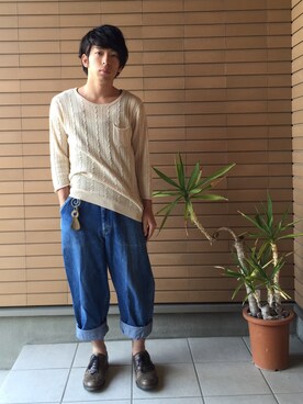 「アイテム（オールインワン・サロペット）」を使った、すぎやんまさん（メンズ・161cm・20代）の夏コーディネート