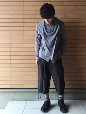 「アイテム（その他アウター）」を使った、すぎやんまさん（メンズ・161cm・20代）の秋コーディネート