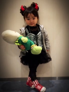 Ri♡にゃんさん（キッズ・90cm）の冬コーディネート