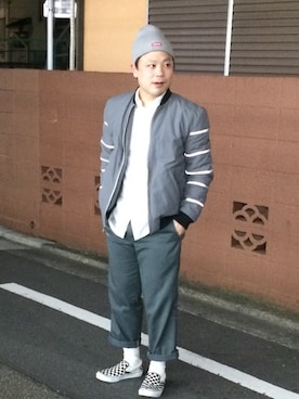 「BILLIONAIRE BOYS CLUB（ビリオネア・ボーイズ・クラブ）のアイテム（ジャケット/アウター）」を使った、SOTAさん（メンズ・164cm）の冬コーディネート