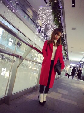 「アイテム（クラッチバッグ、その他）」を使った、jeni🍒さん（レディース・160cm）の冬コーディネート