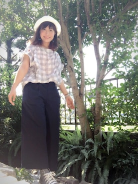 「SEVENDAYS=SUNDAY（セブンデイズサンデイ）のアイテム（アクセサリー）」を使った、みぅさん（レディース・156cm）の夏コーディネート
