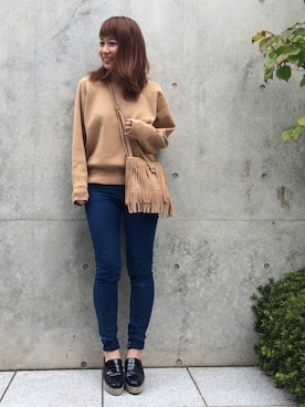 「Castaner（カスタニエール）のアイテム」を使った、たなあきさん（レディース・158cm）の秋コーディネート