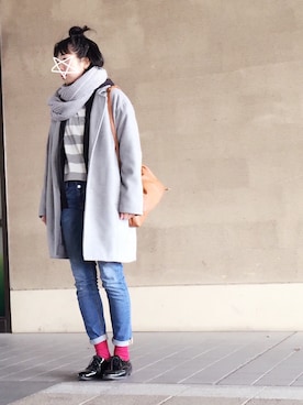 kcoさん（レディース・157cm）の春コーディネート