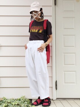 kcoさん（レディース・157cm）の夏コーディネート