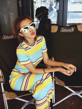 「summer style」｜「アイテム（ワンピース/ドレス）」を使った、crazygirlsさん（レディース・165cm）の夏コーディネート