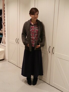 がんちゃんさん（レディース・168cm）の秋コーディネート