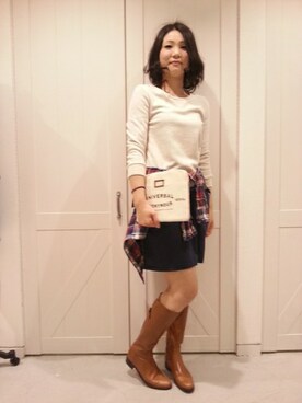 がんちゃんさん（レディース・168cm）の冬コーディネート