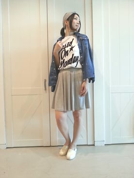 がんちゃんさん(レディース・168cm)の春コーディネート