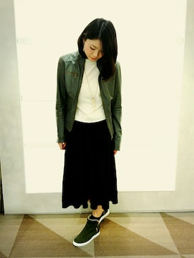 がんちゃんさん（レディース・168cm）の秋コーディネート