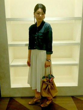 がんちゃんさん（レディース・168cm）の春コーディネート