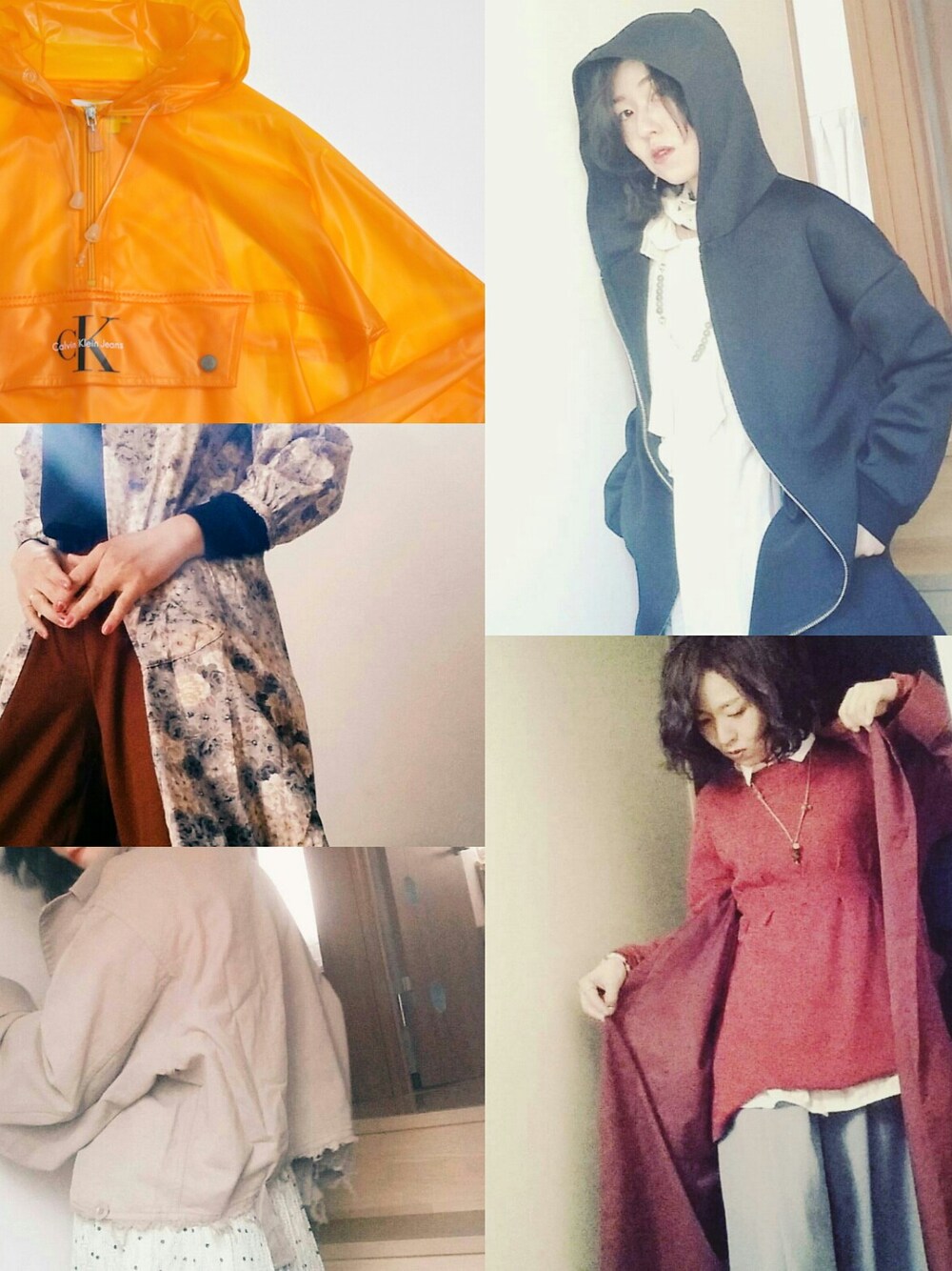 「オーバーコート、レインコート、パーカー、アダルトおカワたん部、AMERI、mother、花柄、VINTAGE、アウター、大人コーデ」｜「AmeriのMILITARY VOLUME SHORT JACKET（ミリタリージャケット、ベージュ系）」を使った、みぃさん（レディース・155cm）の春コーディネートの1枚目の写真
