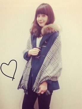 「Another Edition」｜「アイテム（その他アウター）」を使った、chiharuさん（レディース・170cm）の冬コーディネート