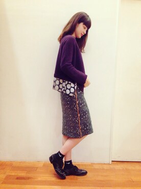 「Another Edition」｜「アイテム（その他シューズ）」を使った、chiharuさん（レディース・170cm）の秋コーディネート