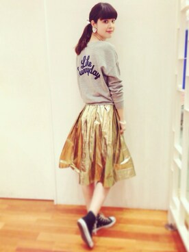 「コンバンース」｜chiharuさん（レディース・170cm）の秋コーディネート