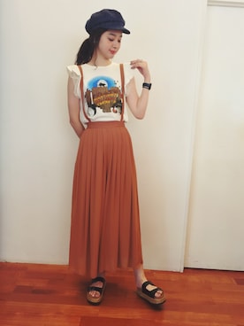 「Another Edition」｜「アイテム（サンダル）」を使った、chiharuさん（レディース・170cm）の夏コーディネート