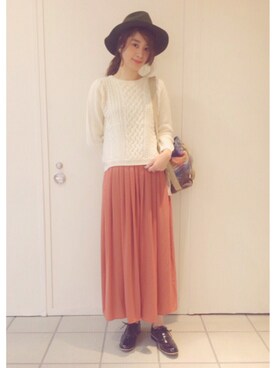「Another Edition」｜「アイテム（その他シューズ）」を使った、chiharuさん（レディース・170cm）の秋コーディネート