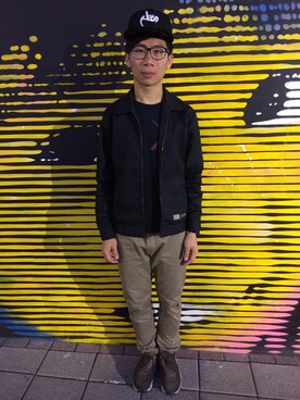 許智翔さん（メンズ・177cm）の夏コーディネート