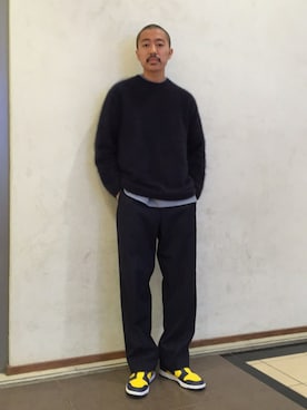 「RRL（ダブル アール エル）のアイテム（スラックス）」を使った、Katsuya Kitaiさん（メンズ・180cm）の秋コーディネート