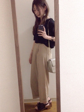 sakiさん（レディース・158cm）の春コーディネート