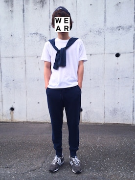 「パックT」｜「アイテム（帽子）」を使った、yyyydさん（メンズ・165cm）の夏コーディネート