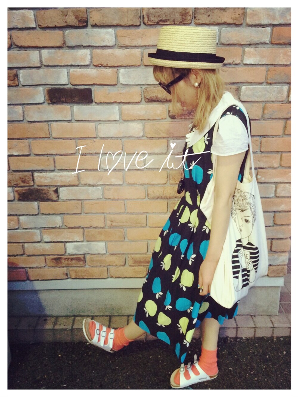 「I am I、birkenstock、didizizi」｜「I am I のハグ衿半袖シャツ（シャツ/ブラウス、ホワイト系）」を使った、∞ＹuＫa∞さん（レディース・152cm）の夏コーディネートの1枚目の写真