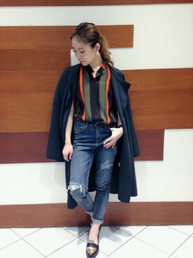 「OUTRO SOL（アウトロ ソル）のアイテム」を使った、MIKIさん（レディース・158cm）の夏コーディネート