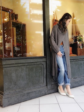 「denim」｜MIKIさん（レディース・158cm）の秋コーディネート