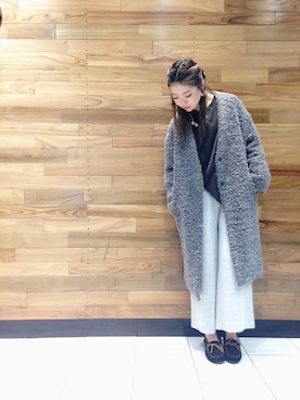 「EMU Australia（エミューオーストラリア）のアイテム」を使った、MIKIさん（レディース・158cm）の秋コーディネート