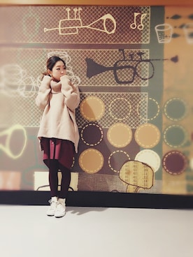 「OUTRO SOL（アウトロ ソル）のアイテム」を使った、MIKIさん（レディース・158cm）の冬コーディネート