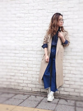 「OUTRO SOL（アウトロ ソル）のアイテム」を使った、MIKIさん（レディース・158cm）の冬コーディネート