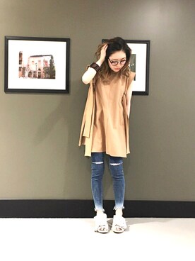 「jeans」｜MIKIさん（レディース・158cm）の夏コーディネート