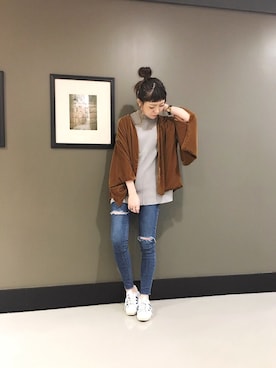 MIKIさん（レディース・158cm）の秋コーディネート