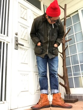 「tricker's」｜「アイテム（その他）」を使った、タックタクミンさん（メンズ・172cm）の秋コーディネート