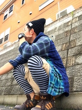 「レギンス」｜タックタクミンさん（メンズ・172cm・30代）の秋コーディネート