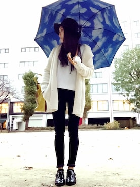 楓さん（レディース・158cm）の冬コーディネート