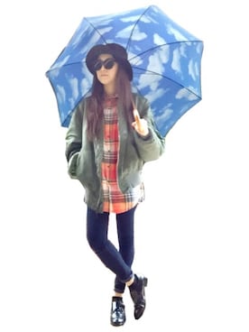 楓さん（レディース・158cm）の冬コーディネート