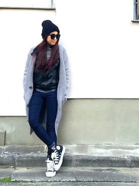 楓さん(レディース・158cm)の冬コーディネート