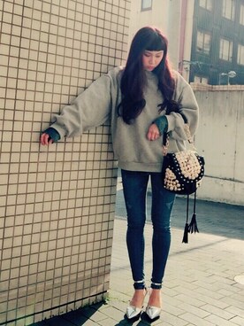 楓さん（レディース・158cm）の春コーディネート