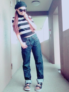 楓さん（レディース・158cm）の春コーディネート