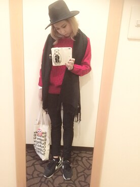 「ハットコーデ」｜楓さん（レディース・158cm）の秋コーディネート