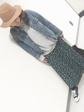 「Dith（ディス）のアイテム」を使った、楓さん（レディース・158cm）の冬コーディネート