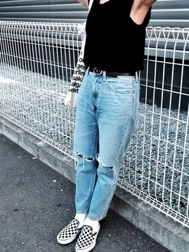 楓さん（レディース・158cm）の夏コーディネート